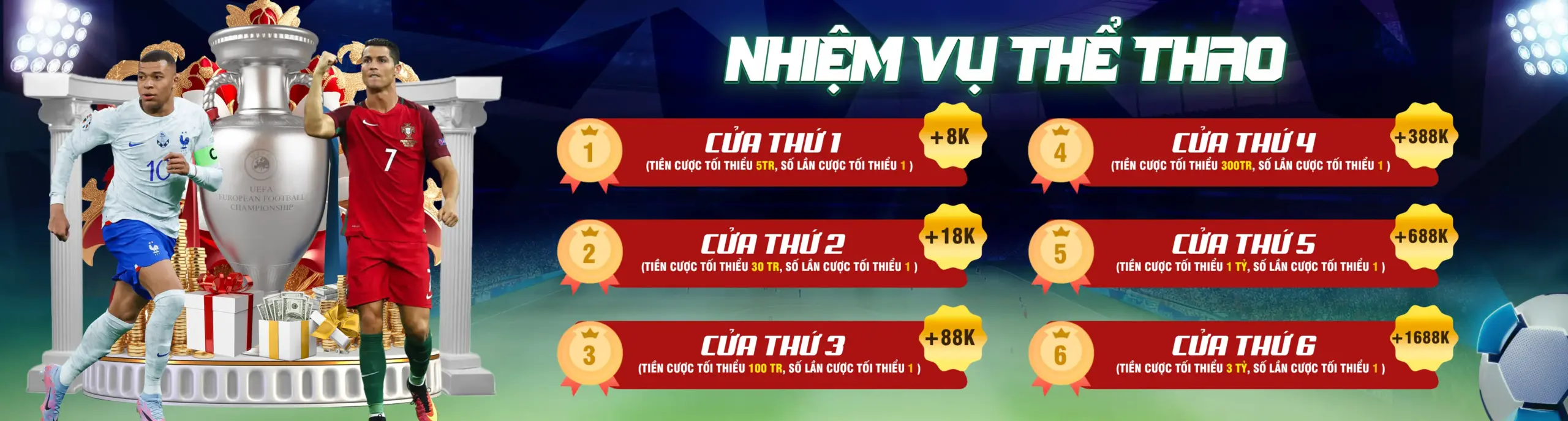 nhiệm vụ thể thao hàng ngày