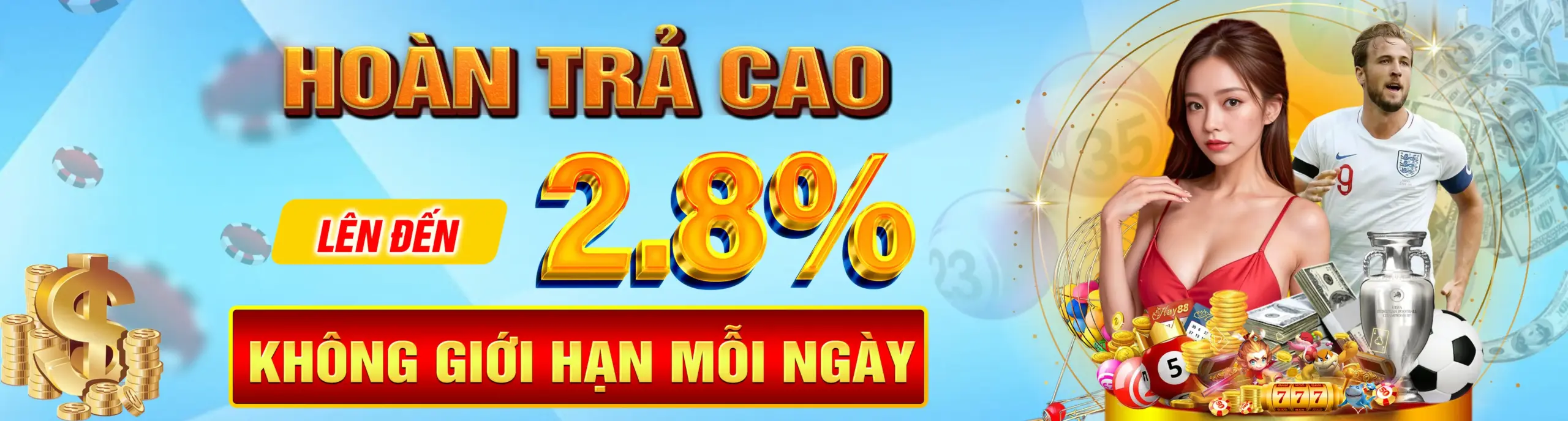 hoàn trả cao không giới hạn mỗi ngày